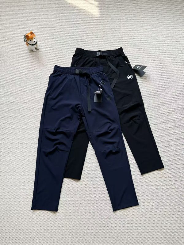 Premium Quality Mammut Trousers Black Breathable Luxury