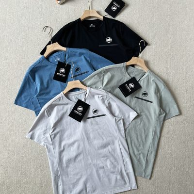 High Quality Mammut Short Sleeves Gray Style