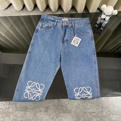 Best Selling Loewe Jeans Denim Logo Style