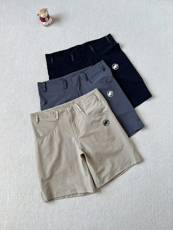 High Quality Mammut Shorts Black Casual Luxury
