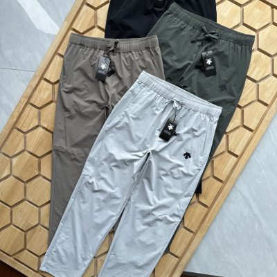 Luxury Descente Trousers Black Casual Style