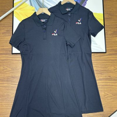 High Quality Fila T-Shirts Black Elegant Luxury