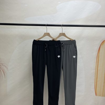 Luxury Descente Pants Black Nylon Casual Collection