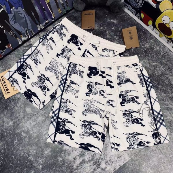 Premium Burberry Shorts Logo Luxury