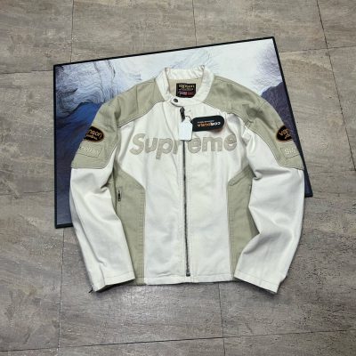 Best Selling Supreme Coat Black Cotton Logo Style