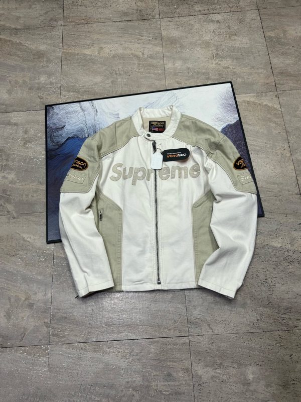 Best Selling Supreme Coat Black Cotton Logo Style