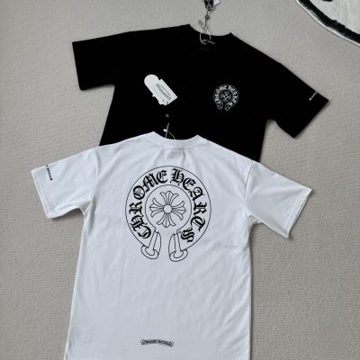Luxury Chrome Hearts Short Sleeves Cotton Print Collection