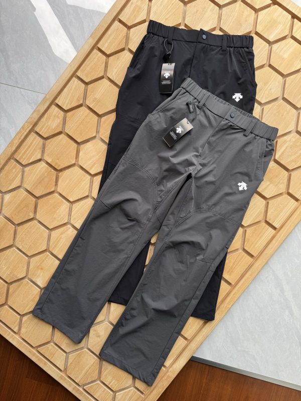 Premium Descente Trousers Black Casual Luxury