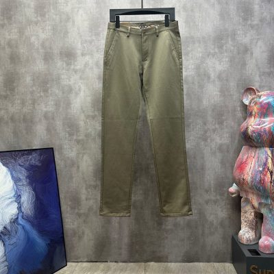 Premium Burberry Casual Pants Black Cotton Casual Collection