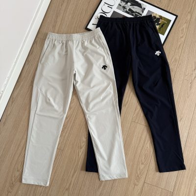 Premium Quality Descente Trousers Navy Logo Luxury