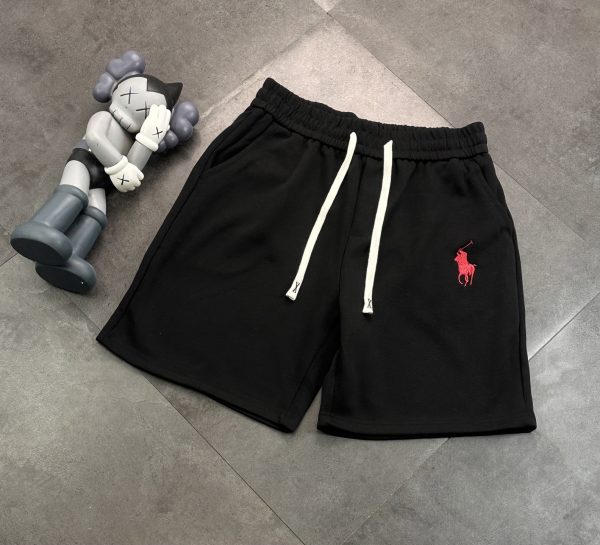 Premium Ralph Lauren Shorts Black Logo Luxury