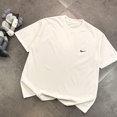 High Quality Nike Short-Sleeved Shirt Black Logo Collection