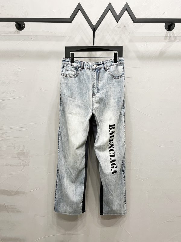 Premium Balenciaga Jeans Washed Luxury
