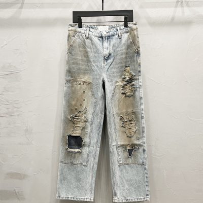 Premium Margiela Jeans Blue Distressed Luxury