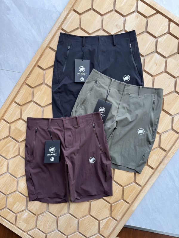 High Quality Mammoth Shorts Black Polyester Casual Luxury