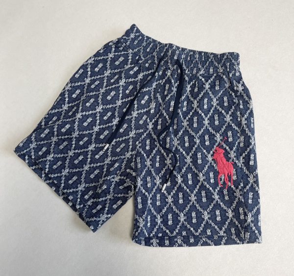 Luxury Ralph Lauren Shorts Red Breathable Style