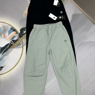 Luxury Descente Trousers Black Casual Style