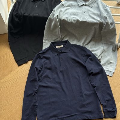 Premium Quality Burberry Long Sleeve Black Cotton Classic Collection