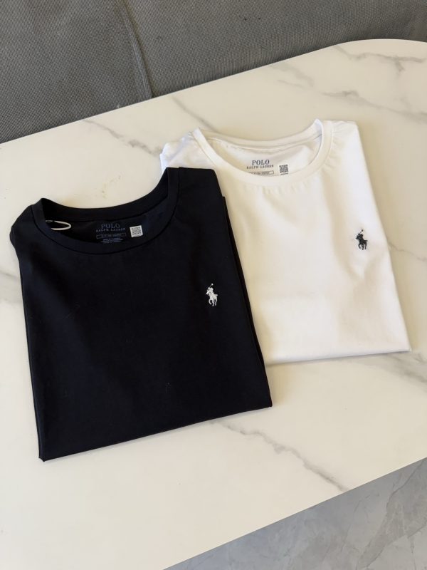Best Selling Ralph Lauren Short Sleeves Black Classic Style