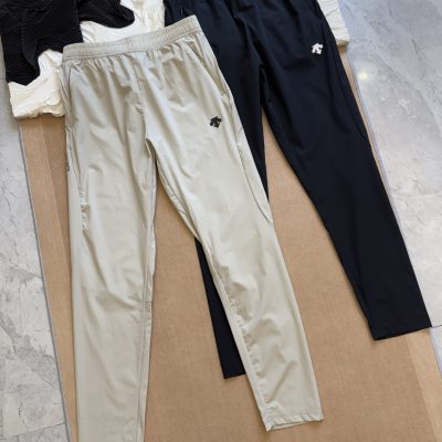 Premium Quality Descente Pants Black Logo Collection