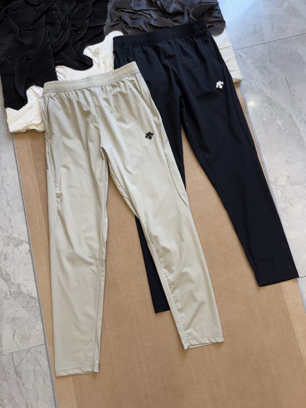 Premium Quality Descente Pants Black Logo Collection