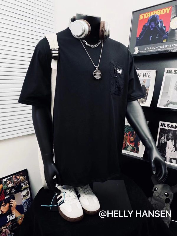 Best Selling Helly Hansen Short Sleeves Black Casual Style