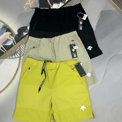 High Quality Descente Shorts Black Breathable Luxury