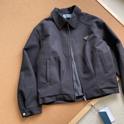Best Selling Prada Coats Gray Minimalist Collection
