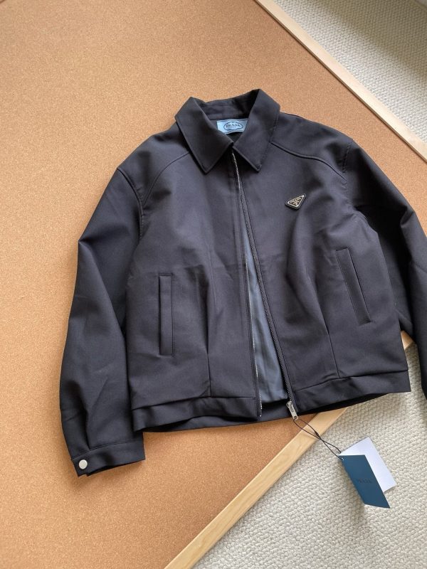 Best Selling Prada Coats Gray Minimalist Collection