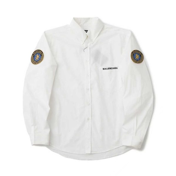 Luxury Balenciaga Long Sleeves Cotton Logo Luxury