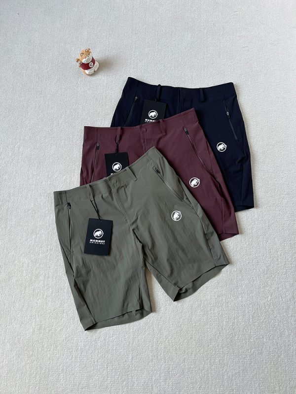 Luxury Mammut Shorts Black Polyester Casual Luxury