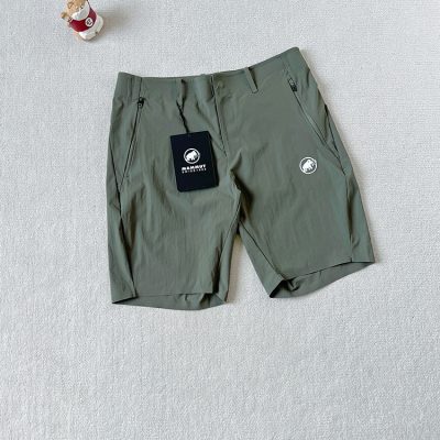 Premium Mammut Shorts Black Polyester Casual Style
