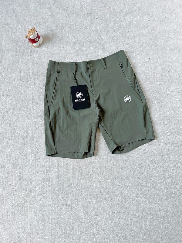 Premium Mammut Shorts Black Polyester Casual Style