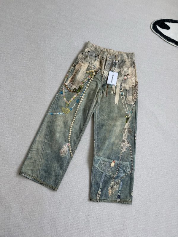 Premium Acne Studios Jeans Print Collection