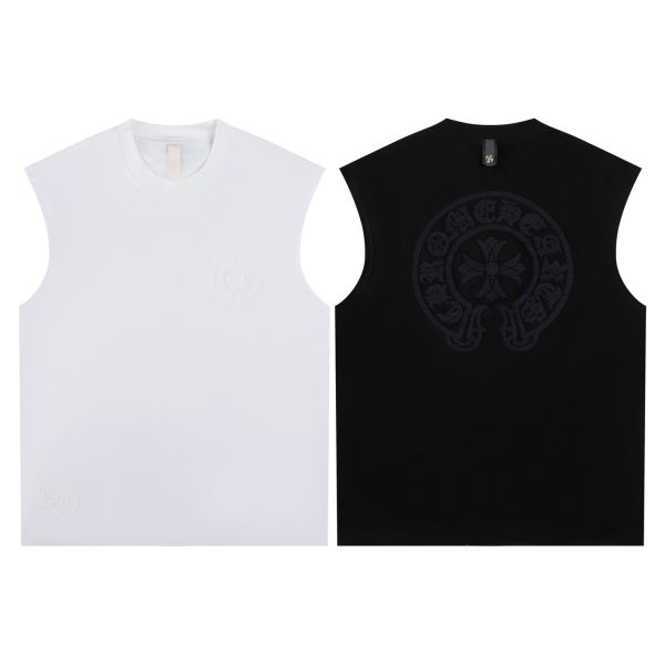 Premium Chrome Hearts Vest Black Cotton Luxury