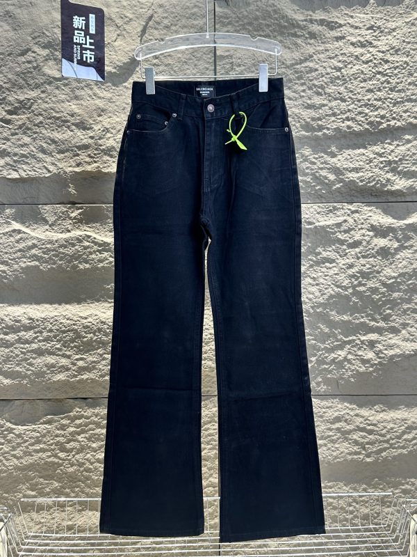 Luxury Balenciaga Trousers Black Solid Luxury