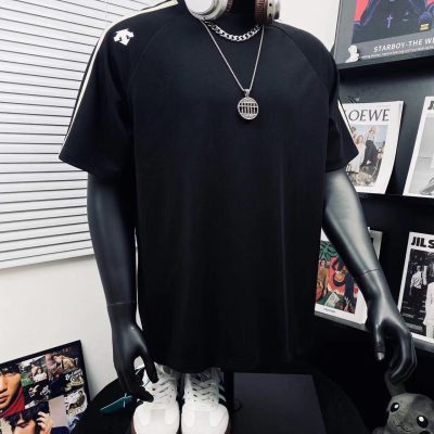 Luxury Descente Short Sleeves Black Casual Collection