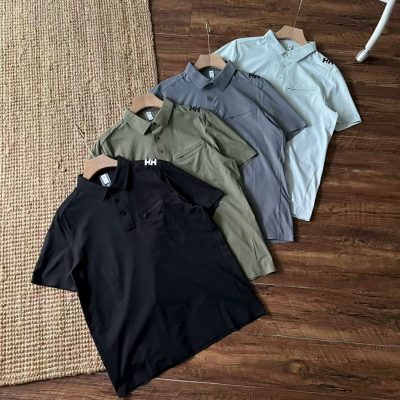 Premium Helly Hansen Short-Sleeved Shirt Black Breathable Style