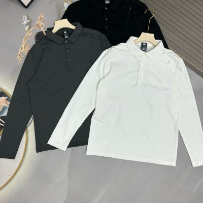 High Quality Descente Long Sleeves Black Urban Collection