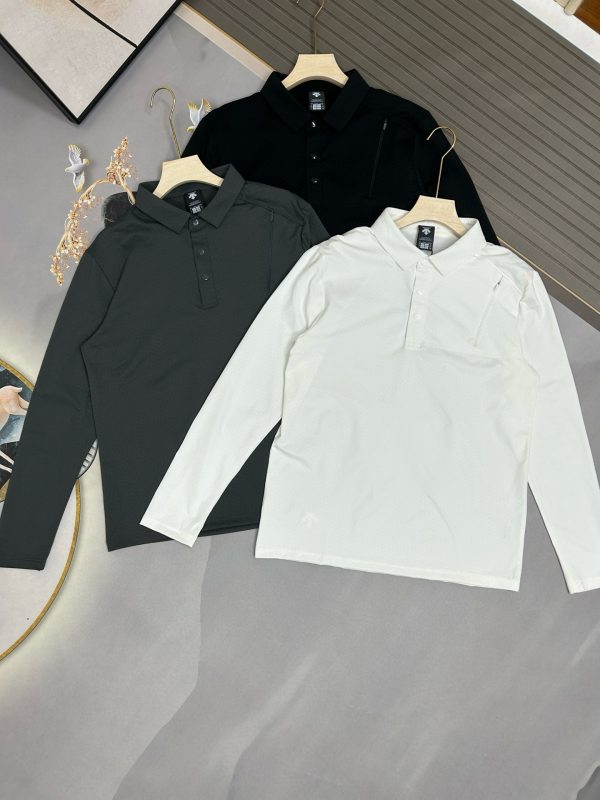 High Quality Descente Long Sleeves Black Urban Collection