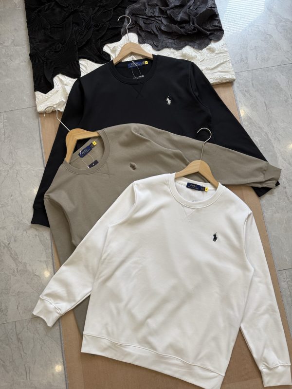 Premium Ralph Lauren Long Sleeves Black Cotton Classic Collection