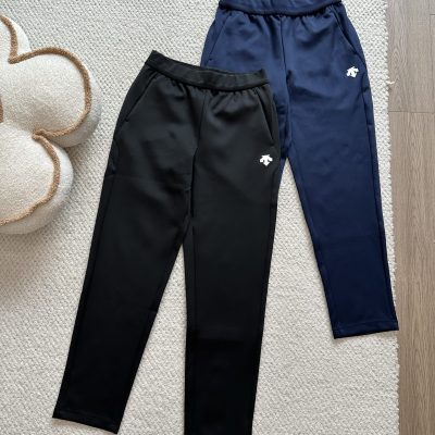 Premium Quality Descente Pants Black Fleece Classic Collection