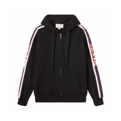 Premium Gucci Sweatshirt Black Cotton Classic Style