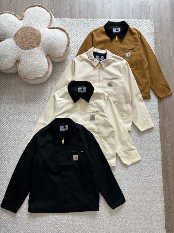 Luxury Carhartt Long Sleeves Black Canvas Classic Style