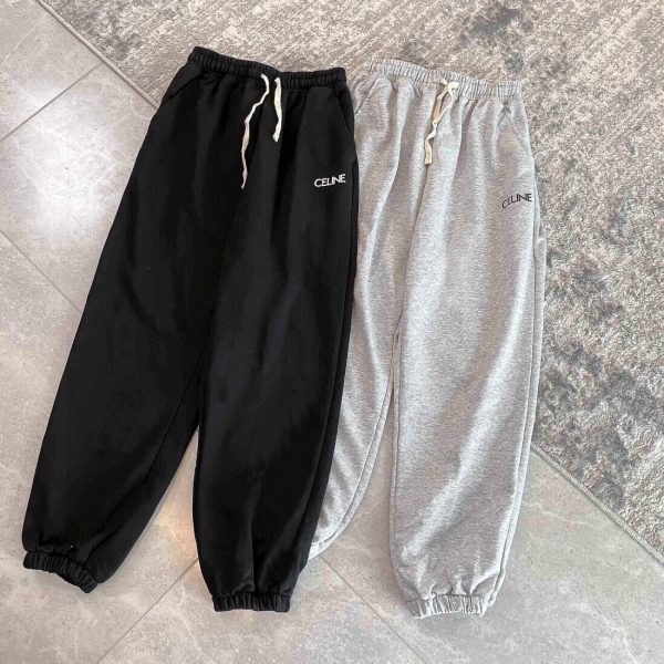Premium Quality Celine Cropped Pants Black Classic Collection