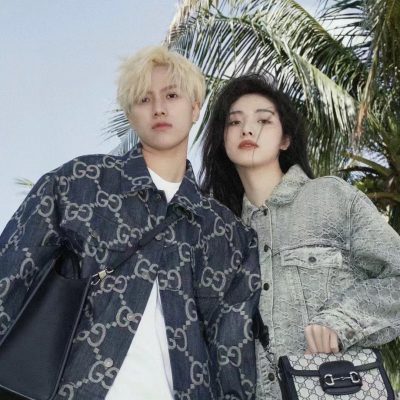 High Quality Gucci Coat Ivory Denim Jacquard Luxury