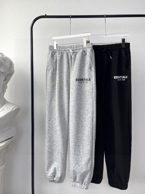 Luxury Fear Of God Cropped Pants Black Classic Luxury