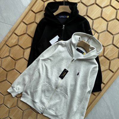 High Quality Ralph Lauren Jackets Black Cotton Classic Collection