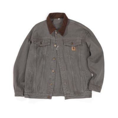 Premium Carhartt Coats Black Denim Vintage Style