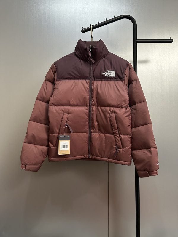 Premium The North Face Down Jacket Burgundy Classic Luxury